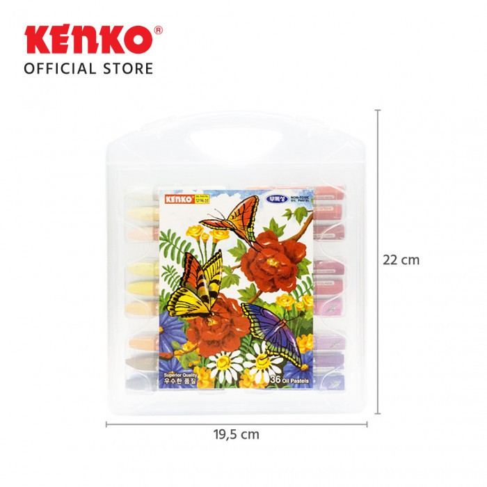 

Crayon Kenko 36 Warna - Oil Pastel PP CASE 36 COLOR
