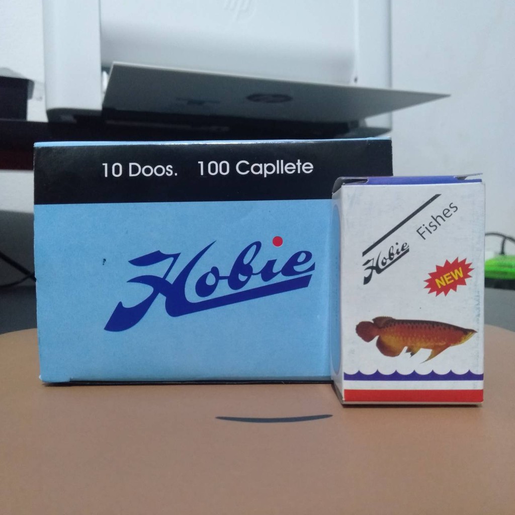 HOBIE OBAT IKAN 10 KAPLET | OBAT STRES / PENAMBAH NAFSU MAKAN IKAN