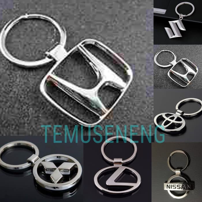 Gantungan Kunci Mobil Keychain Emblem Logo 3D Honda Hrv Mobilio Jazz