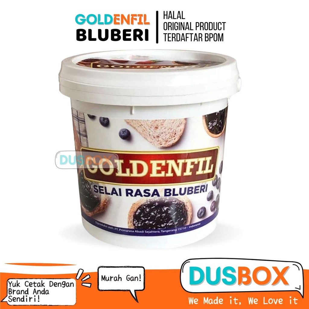 Goldenfil Bluberi / Selai Roti Bakar / Toping Roti / Selai Roti / Selai Coklat /Olesan Roti