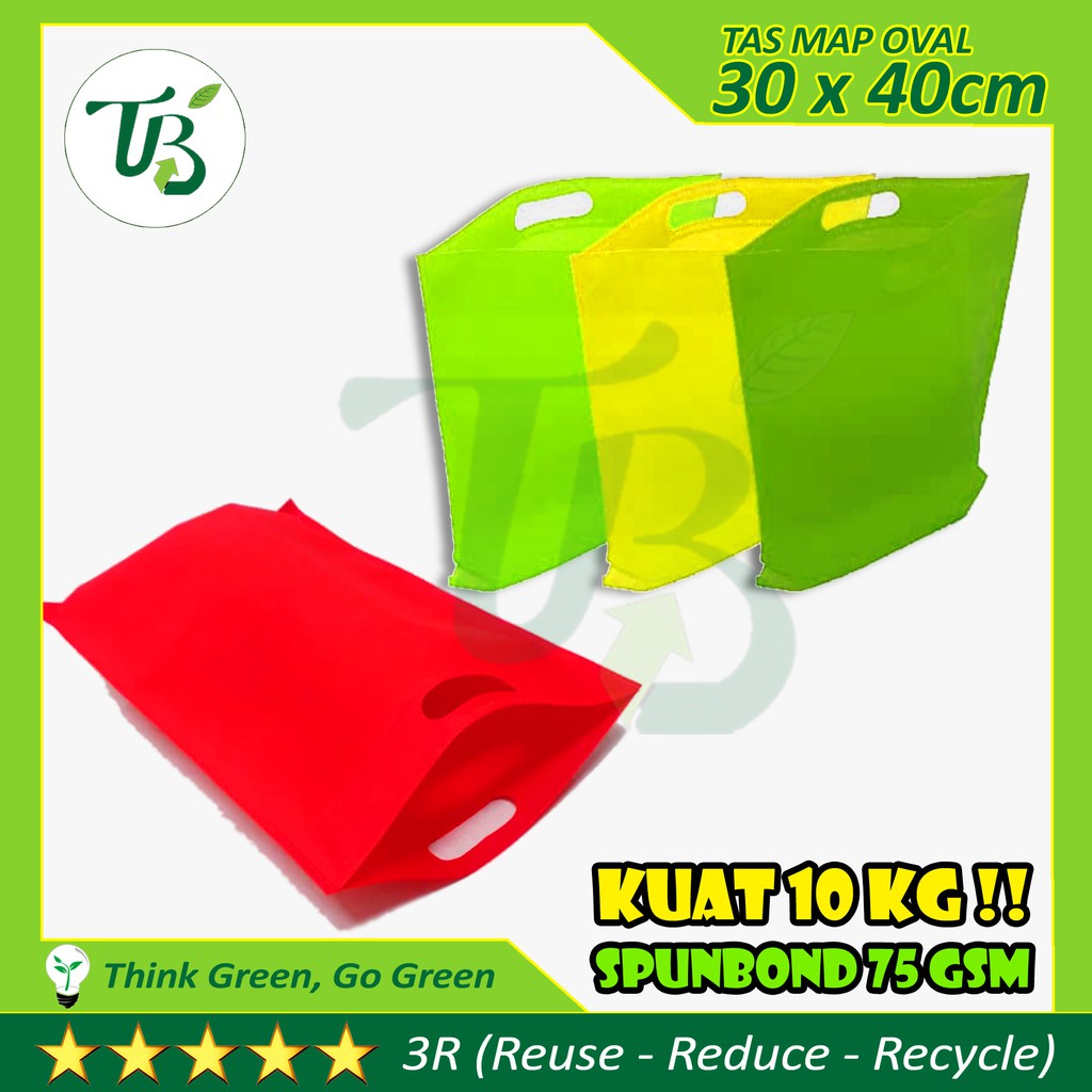 

Goodie Bag Tas Spunbond TBI - MAP M 30 x 40cm untuk Seminar souvenir bukan paper bag paperbag