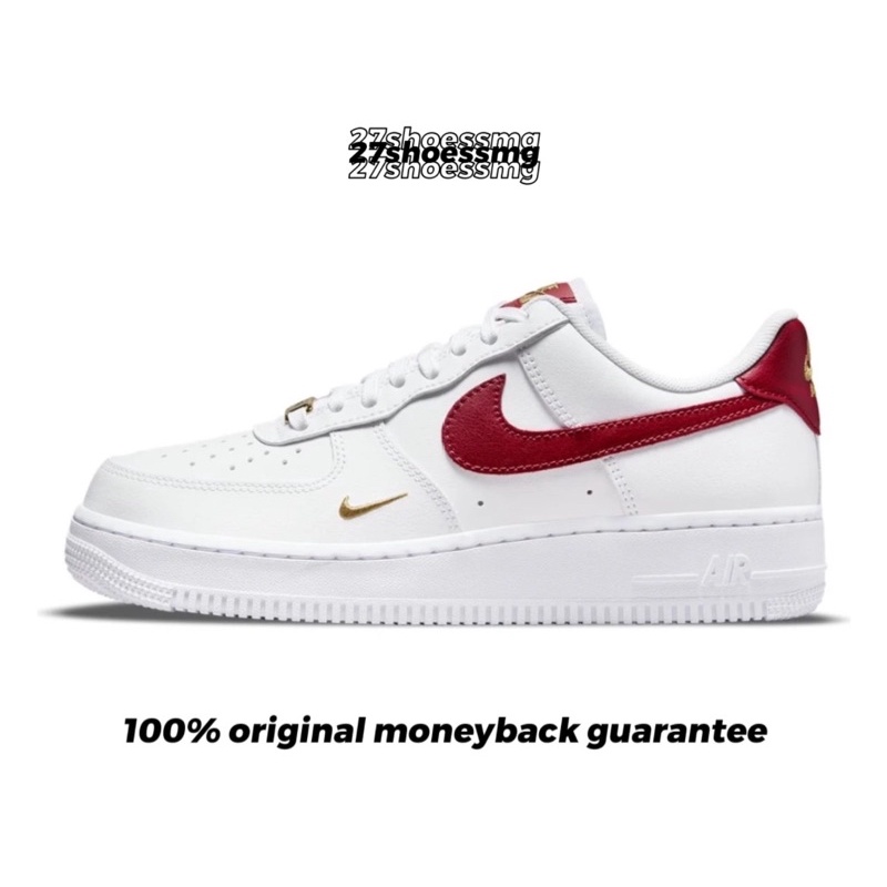 Nike Air Force 1 ‘07 Essential Gym Red 100% Original Resmi Nike Store