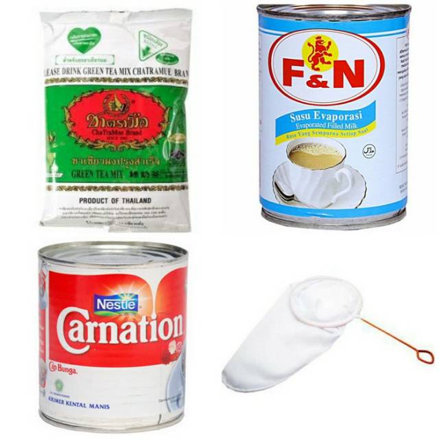 

THAI TEA CHATRAMUE GREEN TEA (HIJAU) PAKET LENGKAP dan MURAH (Termasuk Saringan!)