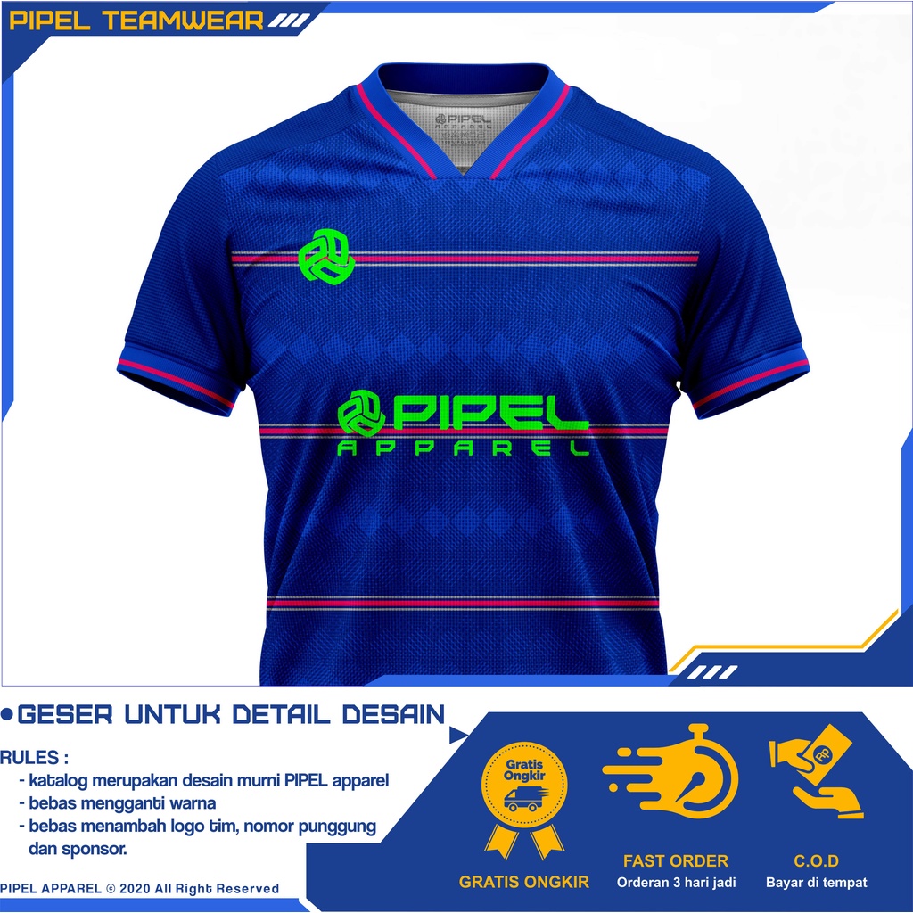 BISA COD SATUAN Jersey Futsal Full Printing Baju Bola Setelan Stelan Olahraga Badminton Volly Basket