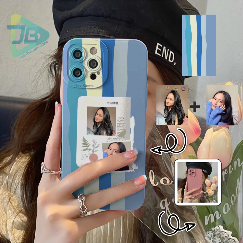 SOFTCASE PROCAMERA CUSTOM  POLAROID RAINBOW FOR ALL TYPE JB5675