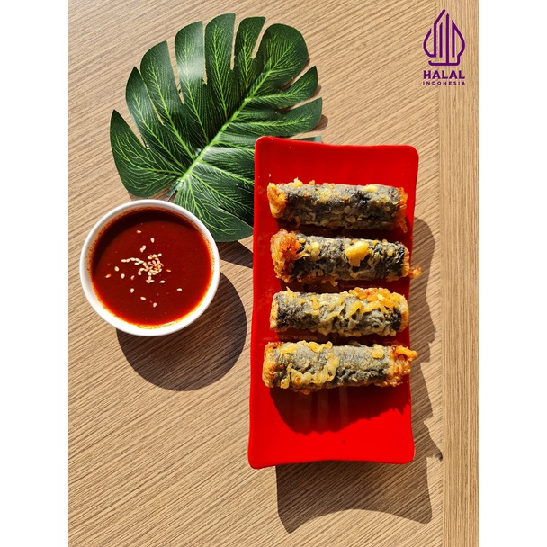 

Gimmari / Korean Fried Seaweed Spring Rolls isi 4 + Saus