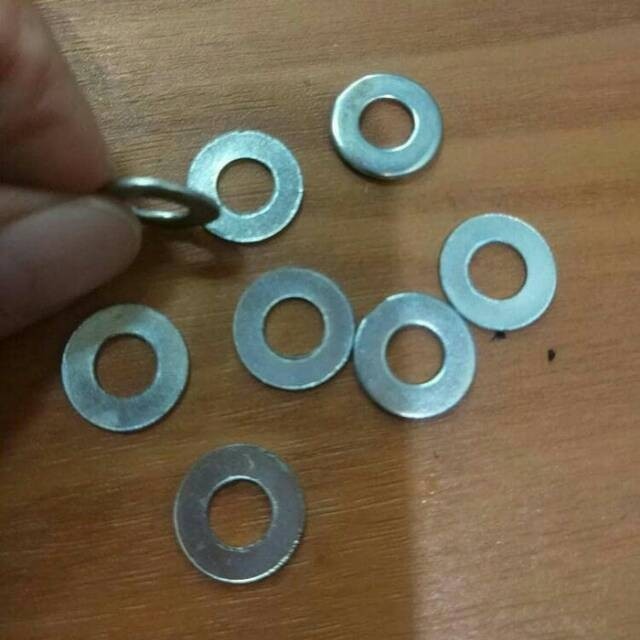 Ring Plat M3 Atau M4 Per Pack Isi 100pcs Galvanis