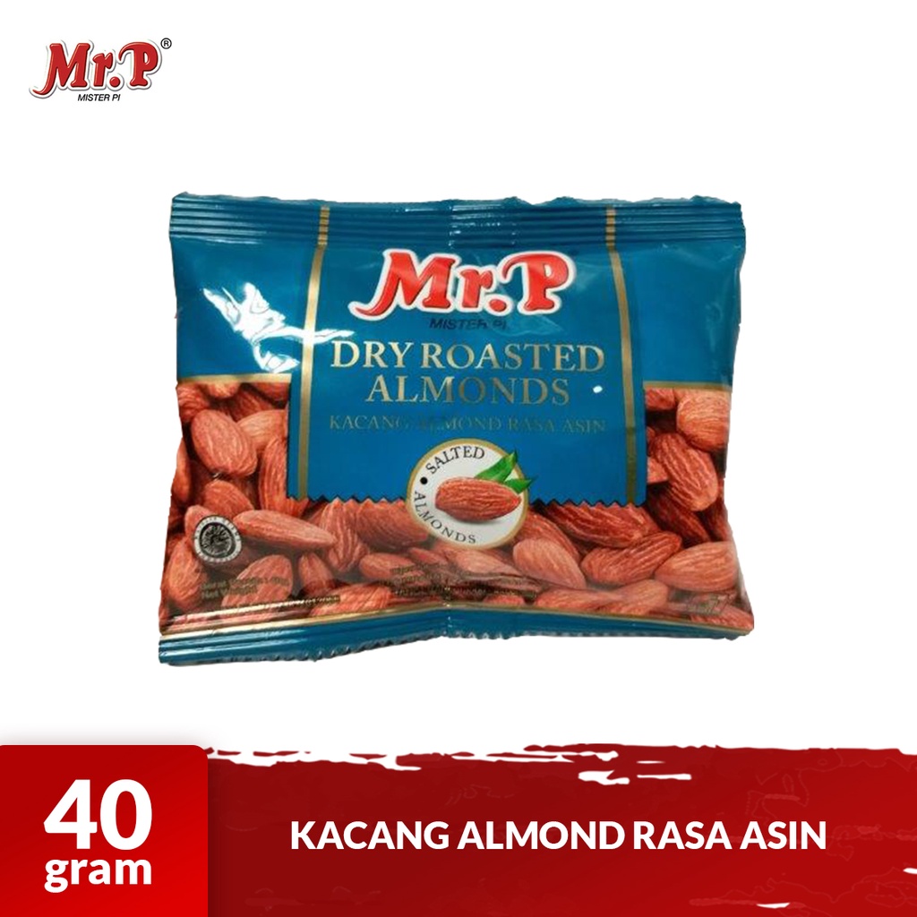 

MR. P Kacang Almond 40gr
