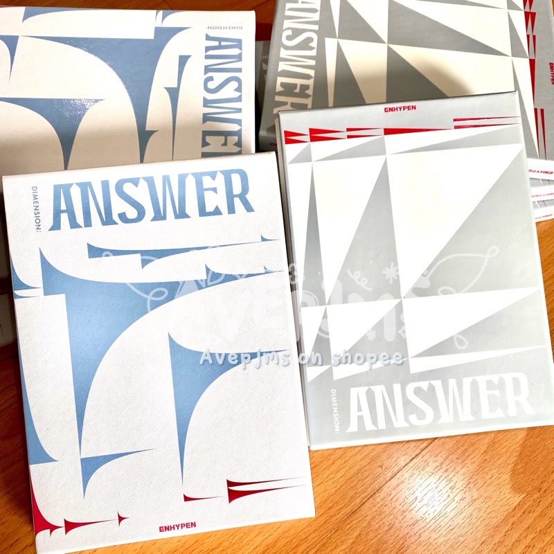 [ ready stock ] Enhypen Album Dimension : Answer Fullset unsealed album only minus pc & clear bookma