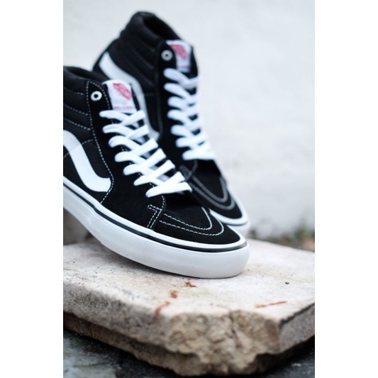 VANS SK8-HI PRO BLACK WHITE