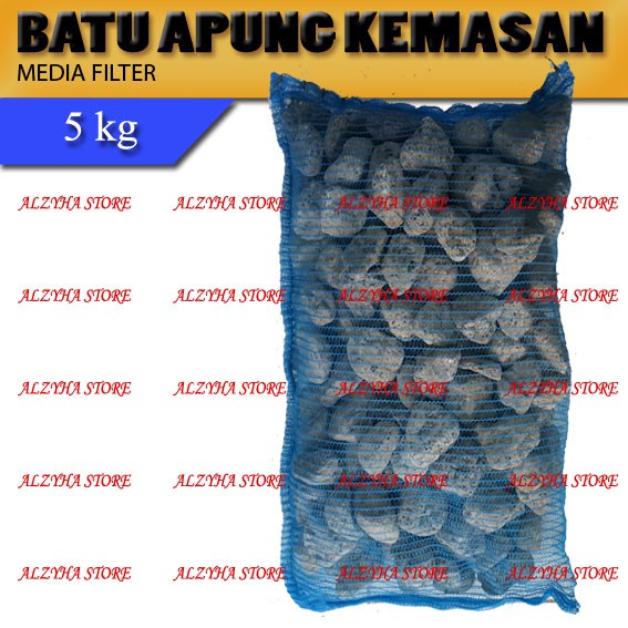 (3KG) BATU APUNG/BATU GOMBONG FILTER KOLAM IKAN
