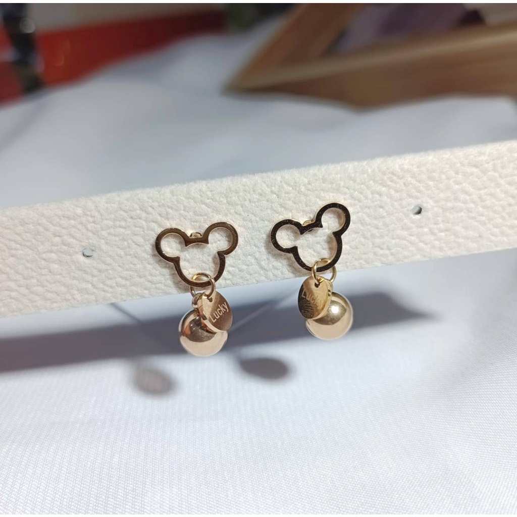 Anting anak miki titanium anti karat