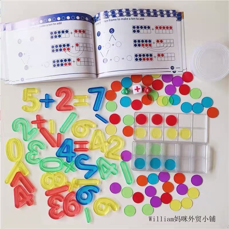 ten frames activities set transparant numbers belajar berhitung untuk anak tk early learnings