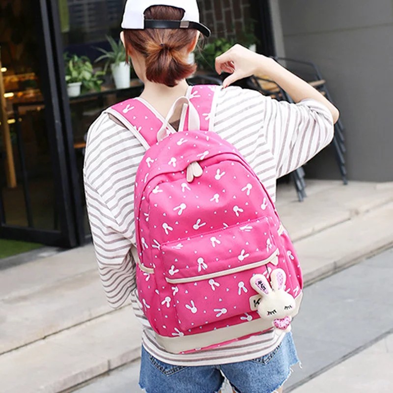 Tas Anak Rabbit 4in1 Free tempat pensil/Tas Anak Sekolah TK SD/Tas Ransel/Tas Punggung Anak