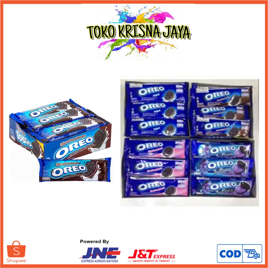 

BISKUIT OREO 1 PACK ISI 12PCS X 27.6 GR X 3KEPING