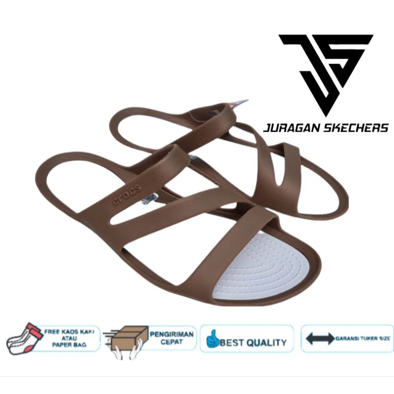 Cuci Gudang Crocs Sandal Swiftwater/Crocs Swiftwater/Sandal Wanita/Sandal Crocs Wanita/Sandal Selop