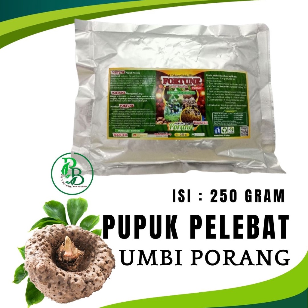 Booster Porang supaya cepat berbuah, Booster Porang pemicu tanaman Porang, pupuk Porang ekspor