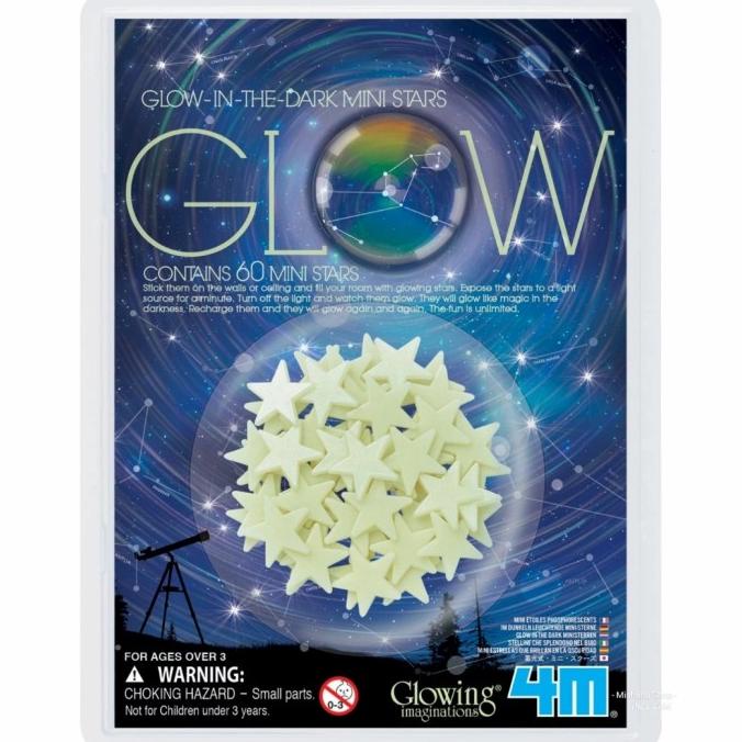 

4M Sticker Glow In The Dark Mini 60 Stars Stiker Bintang Langit Rumah