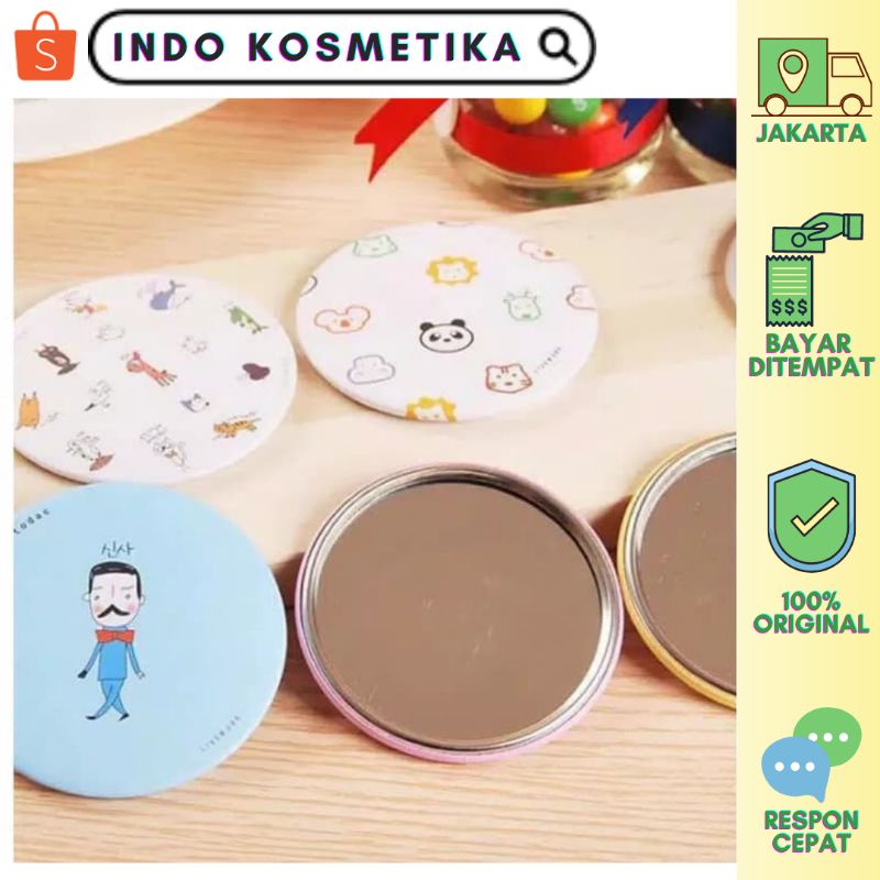 (BISA COD) KACA RIAS - CERMIN MINI - POCKET MIRROR - KACA DANDAN