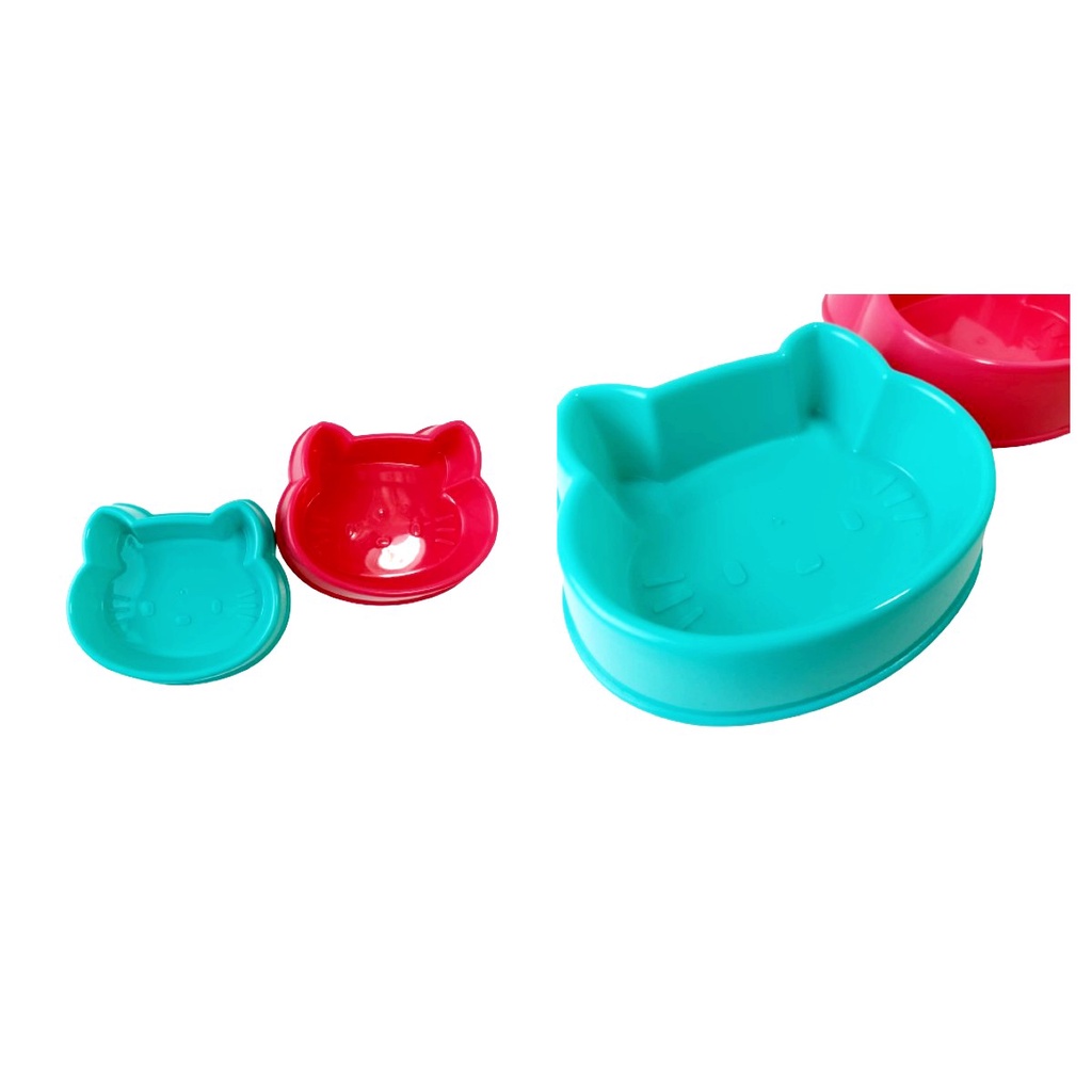 Tempat Makan Hello Kitty / Wadah Pakan / Pet Bowl Kucing &amp; Anjing Murah