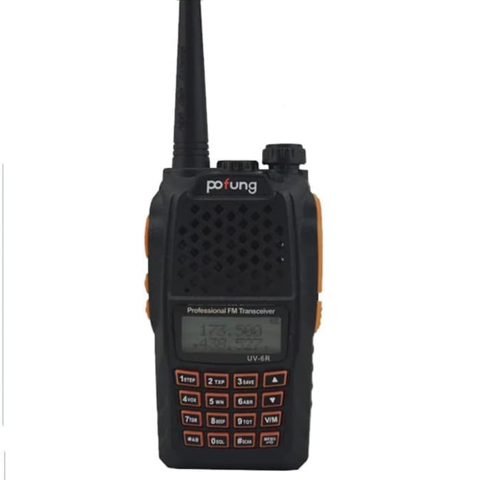 Pofung UV-6R 5Watt 1800mAh Walkie Talkie Radio HT UV6R