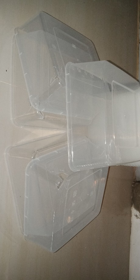 Isi25pcs 2.000ml Besar Thinwall Box Kotak Toples Bekal Makan Plastik Tahan Panas Microwave 2000ml