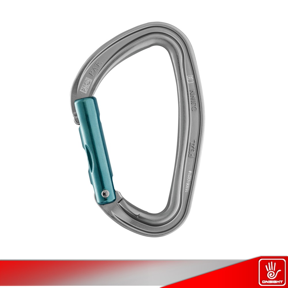 Petzl Carabiner Djinn Stright Gate, Carabiner Petzl, Carabiner Petzl Djinn
