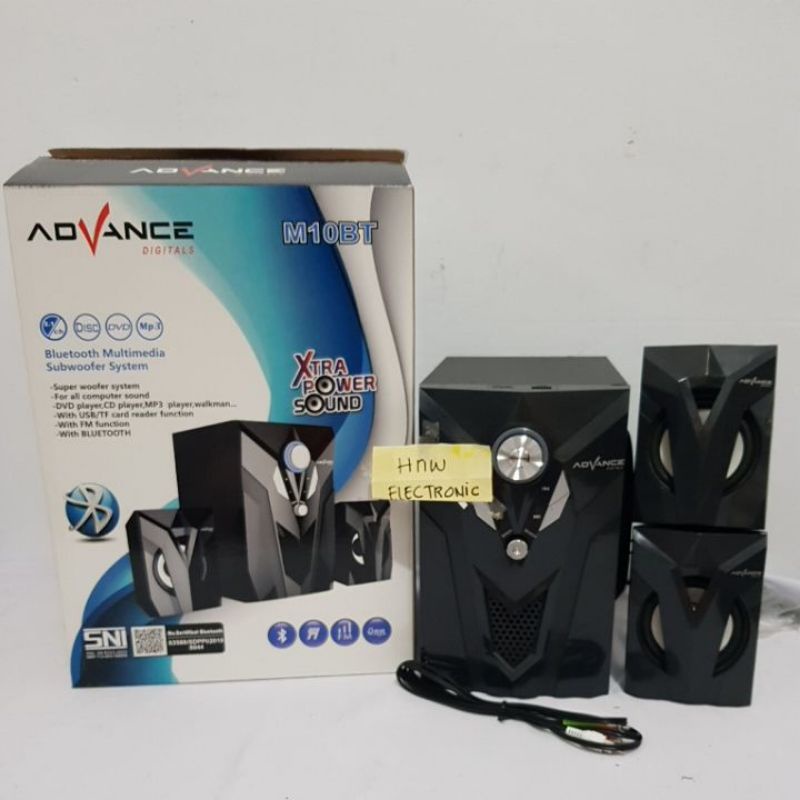 Speaker Advance M10 BT M 10 BT USB BLUETOOTH