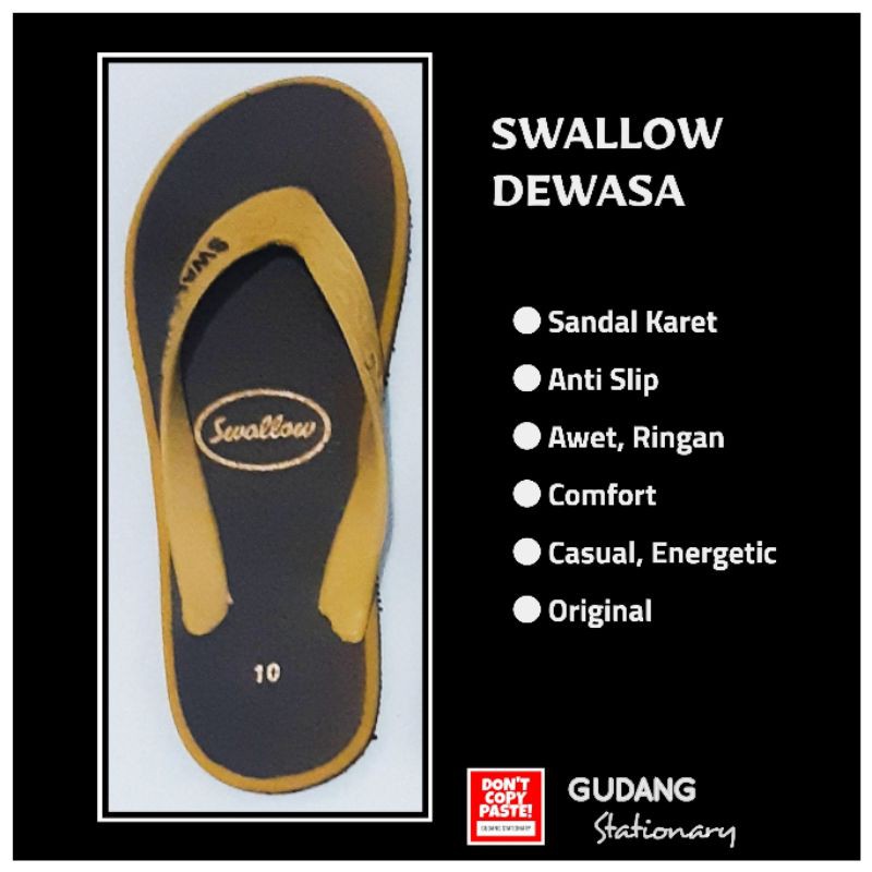 Sandal Jepit Dewasa Casual SWALLOW