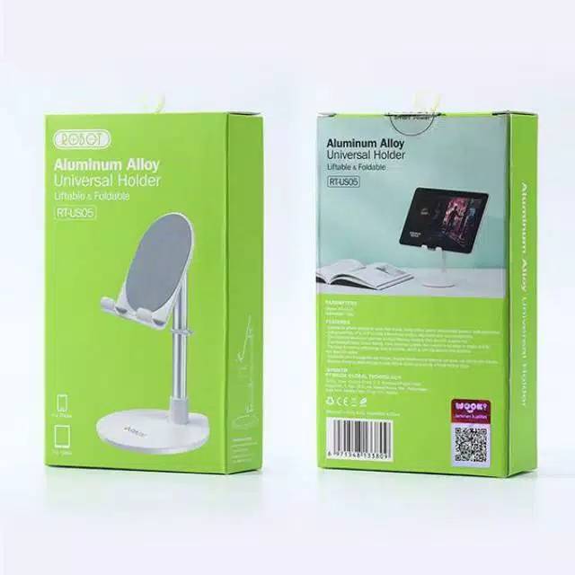 Stent Robot RT-US05 RTUS05 Universal Phone Holder murah dari RT-US04 standing