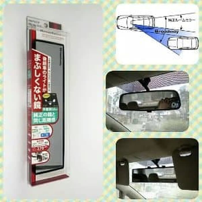 Kaca Spion Tengah BROADWAY BW 744 270mm Original