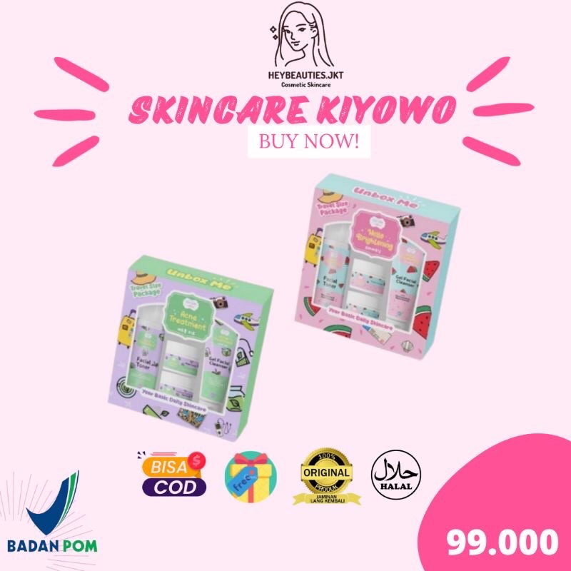 Ready !!! Paket Skincare Yeppu-Yeppu By Kiyowo Travel Size BPOM