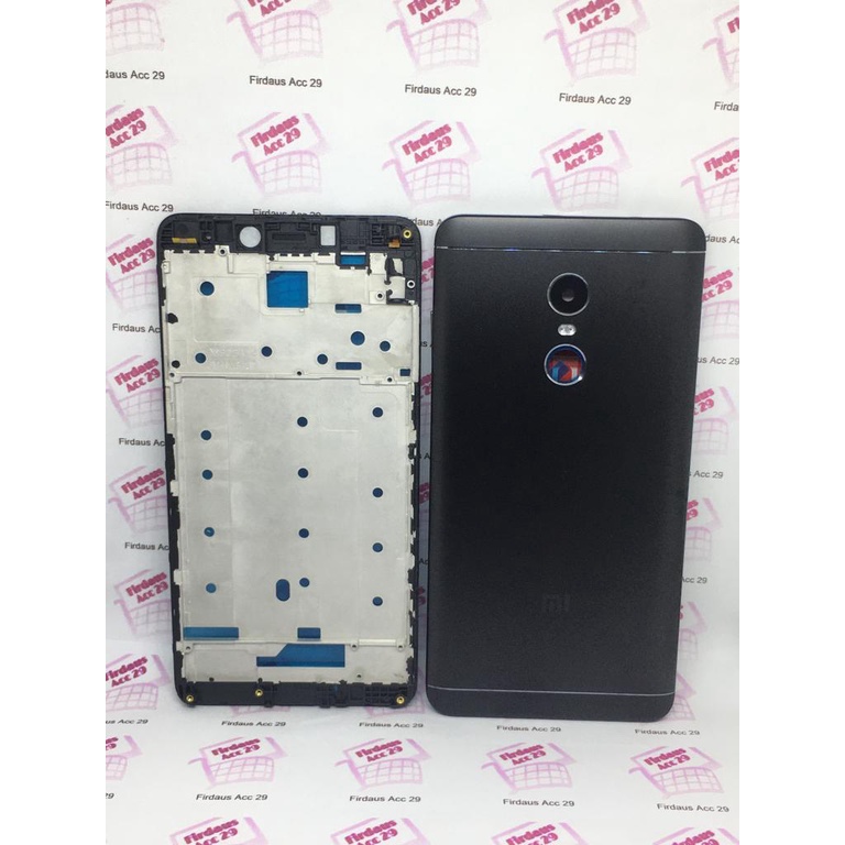 Casing Kesing Backdoor Tutup Belakang Hp Xiaomi Redmi Note 4x Mediatek Frame Tulang Lcd