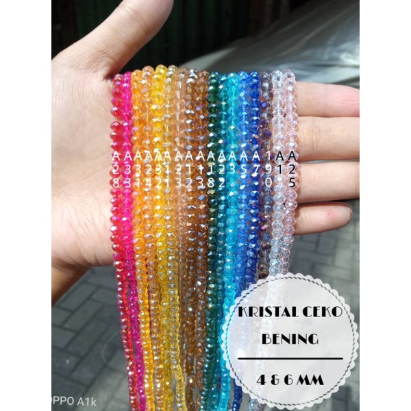 KRISTAL CEKO BENING 4mm 1/rtg