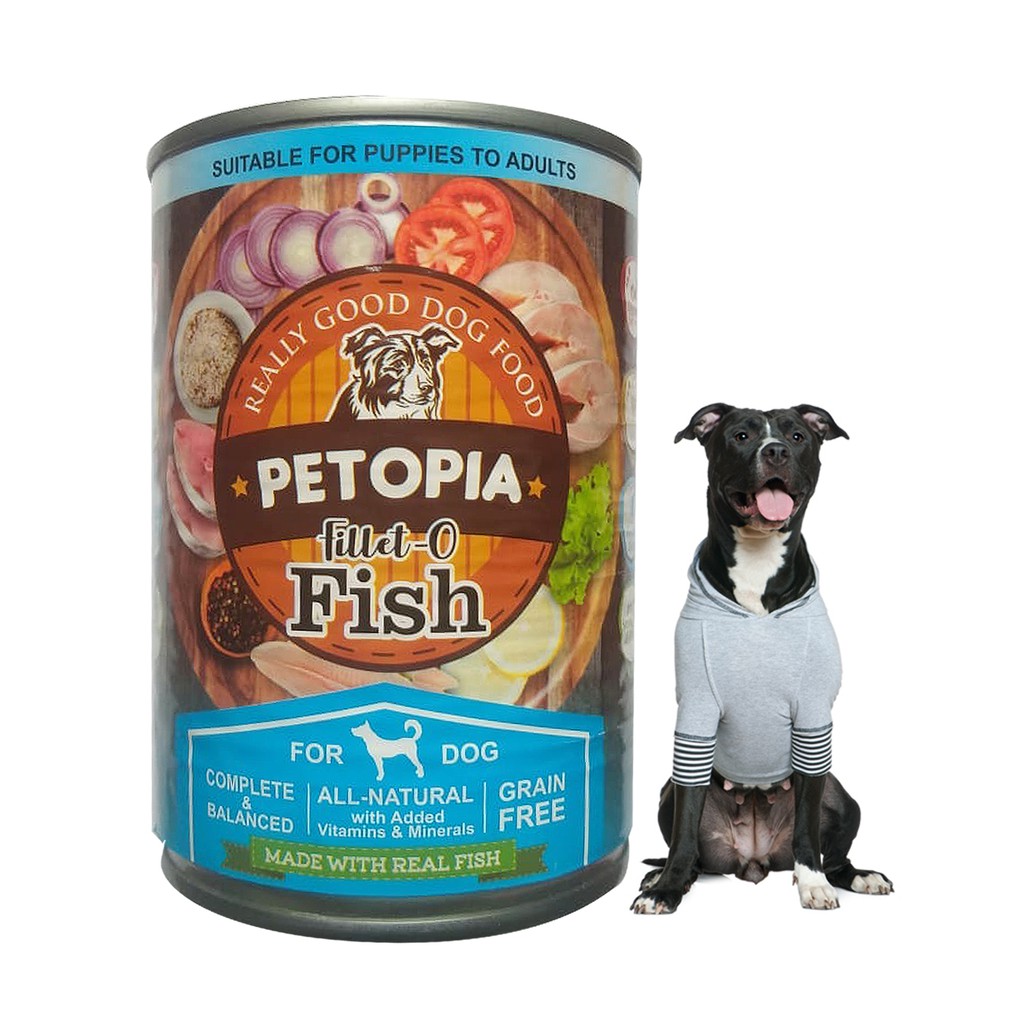 Jual Petopia Fillet O Fish Dog Can 380gr Shopee Indonesia