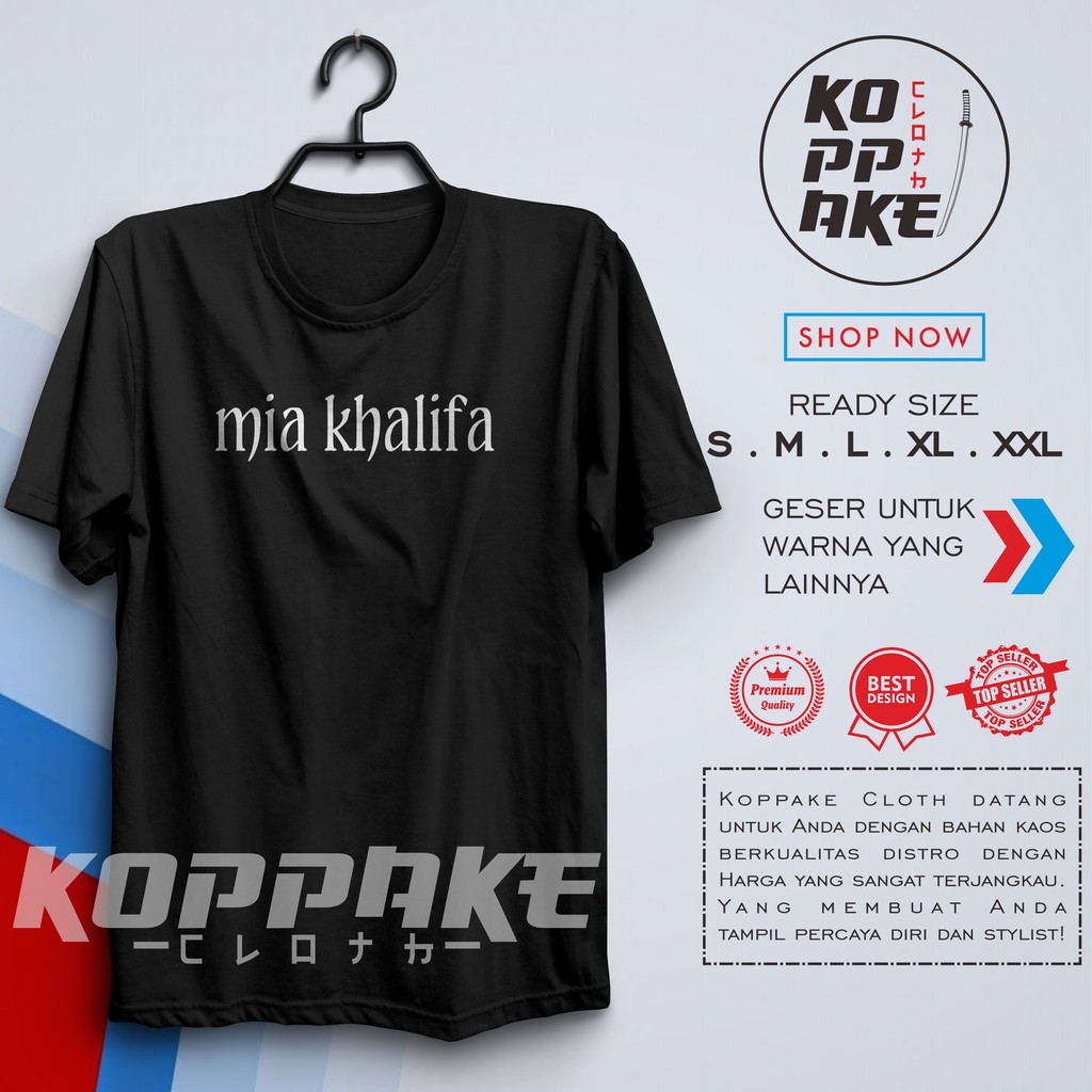 Kaos Mia Khalifa Baju Distro