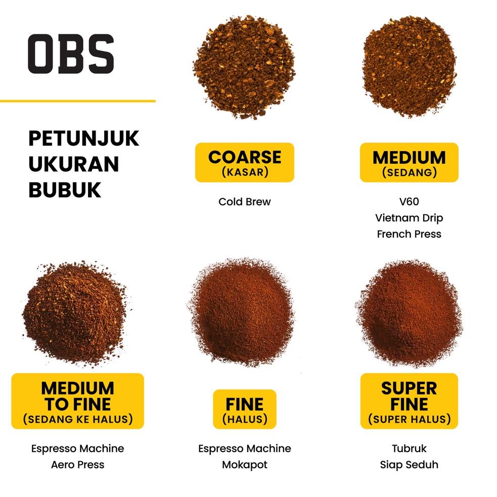

TERLARIS Kopi Houseblend 250 gram Biji/Bubuk | Arabika Robusta 250 gr | OBS Coffee House Blend 250gr 3493 ⇮