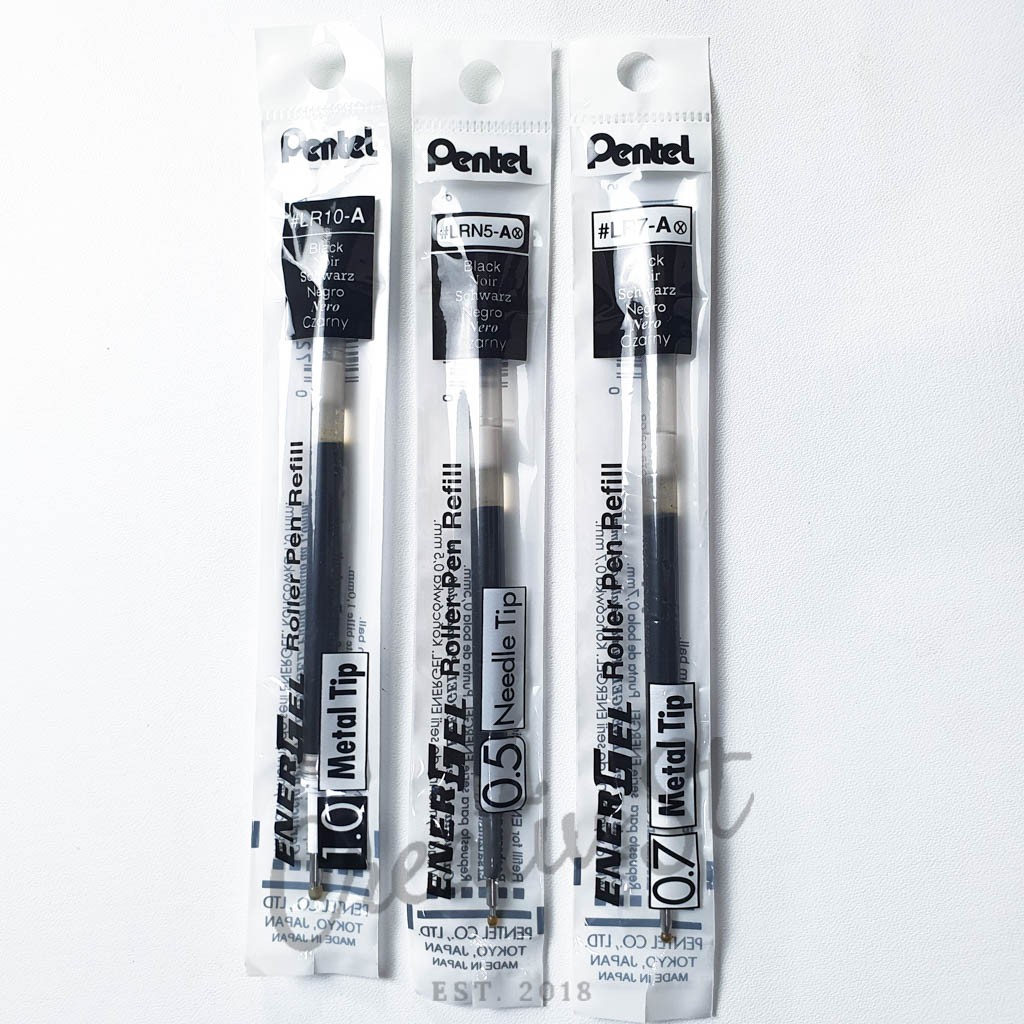 

PENTEL Energel Isi Refill Bolpen / Pulpen Gel ( Lr5 / Lr7 / Lr10 )