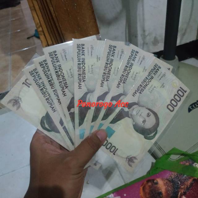 (Bagus) Uang kuno 10rb 10000 rupiah cut nyak dien tahun 1998