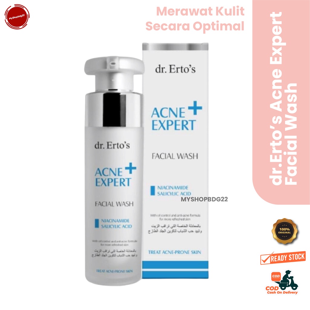 Dr Ertos Acne Expert Facial Wash Sabun Cuci Muka Perawatan Kulit Wajah Berjerawat By Myshopbdg22