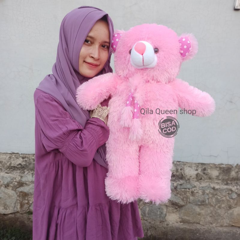 boneka BEAR syal TANGGUNG 50CM