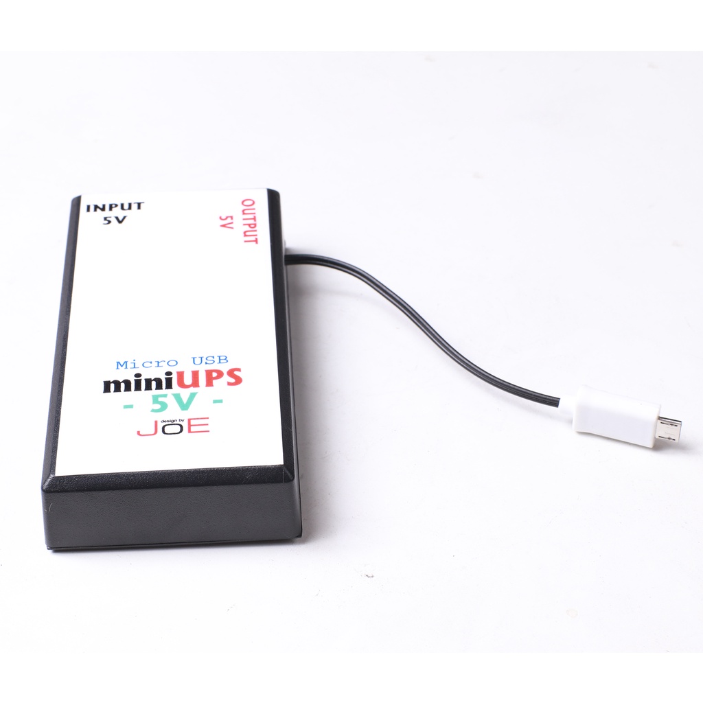 UPS mini 5 Volt Micro USB untuk CCTV-Router-Wifi