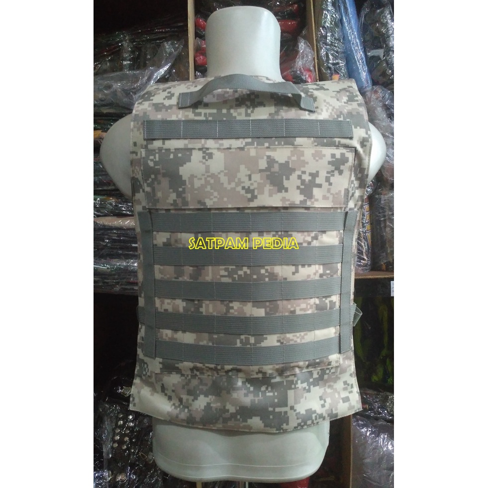 Rompi Vest Paintball Loreng Acupat - Rompi Motor Loreng Acupat