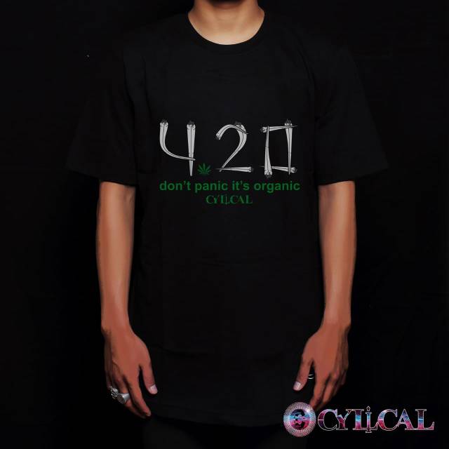 Kaos Distro Tshirt CYLICAL 420 Original Termurah