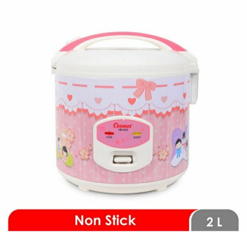 MAGIC COM COSMOS CRJ-3232 ANTI LENGKET DAN ANTI KARAT