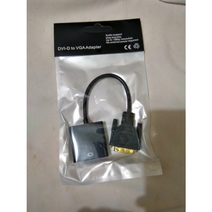 Active Adapter Dvi D 24+1 dual Link male to vga female converter kabel / DVI 24+1 TO VGA