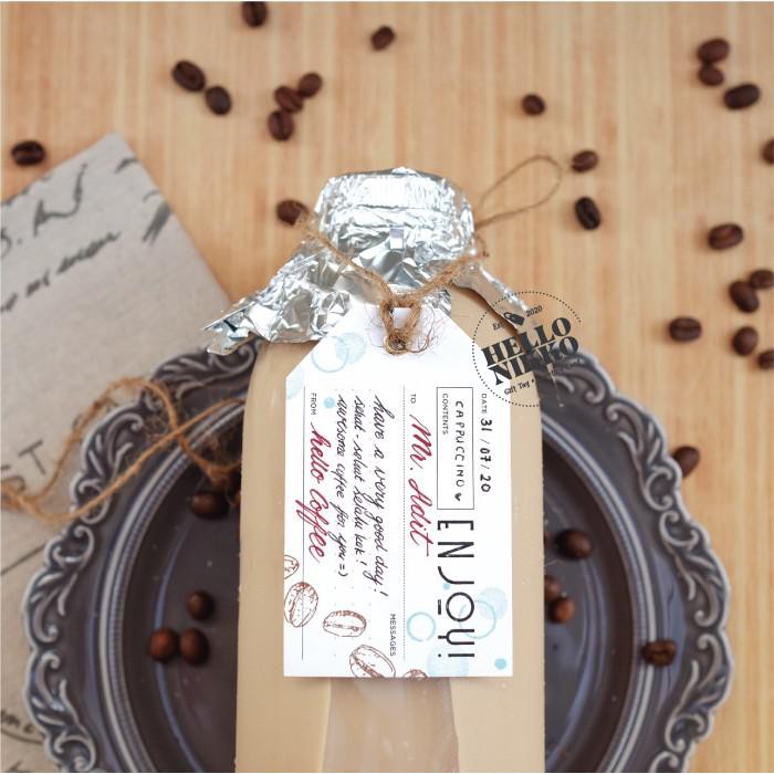 Hang Tag makanan minuman enjoy food drink parcel hampers kue kado gift