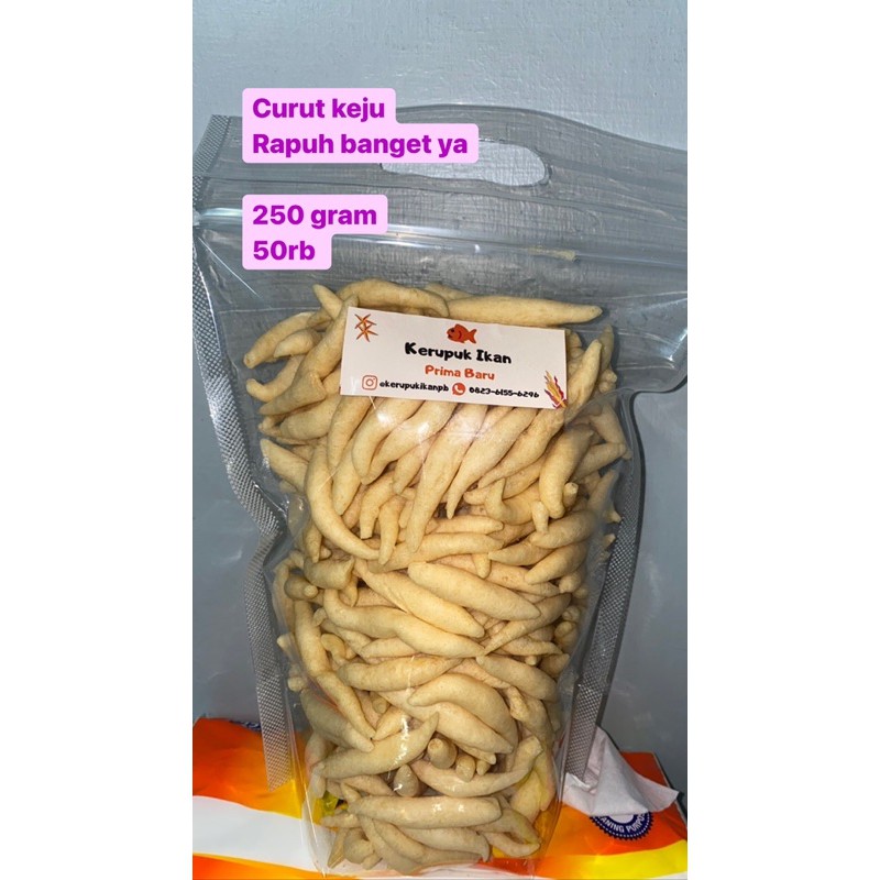 

curut keju dari kerupuk ikan PB