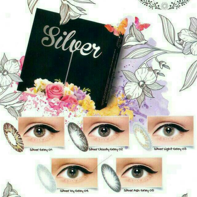 Softlens Ice Silver SOFTLENS WARNA SOFTLENS X2