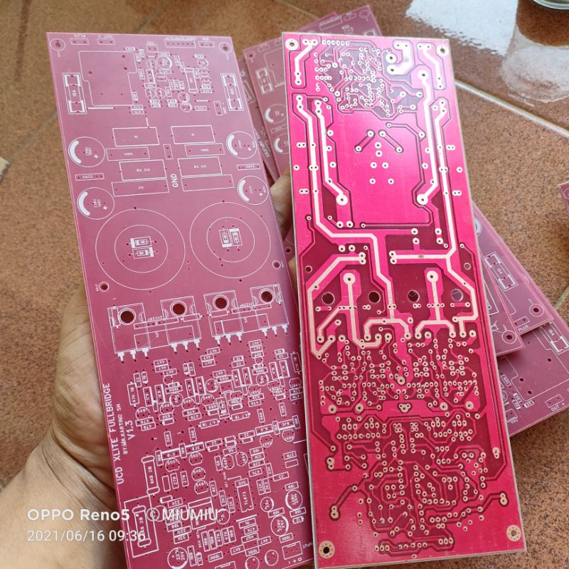 PCB CLASS D UCD XLITE FULLBRIDGE